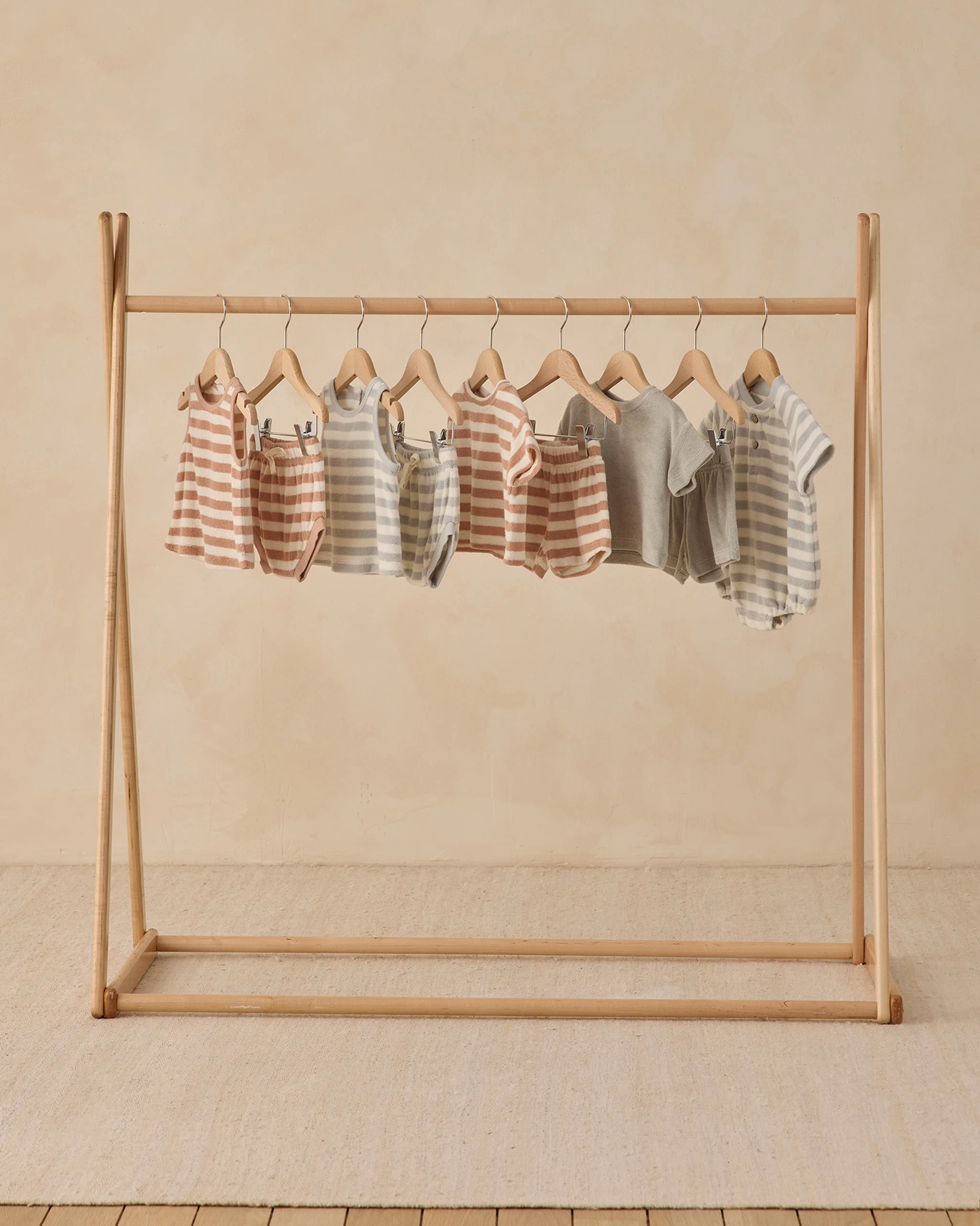 Terry Henley Romper Sky Stripe - Image 3