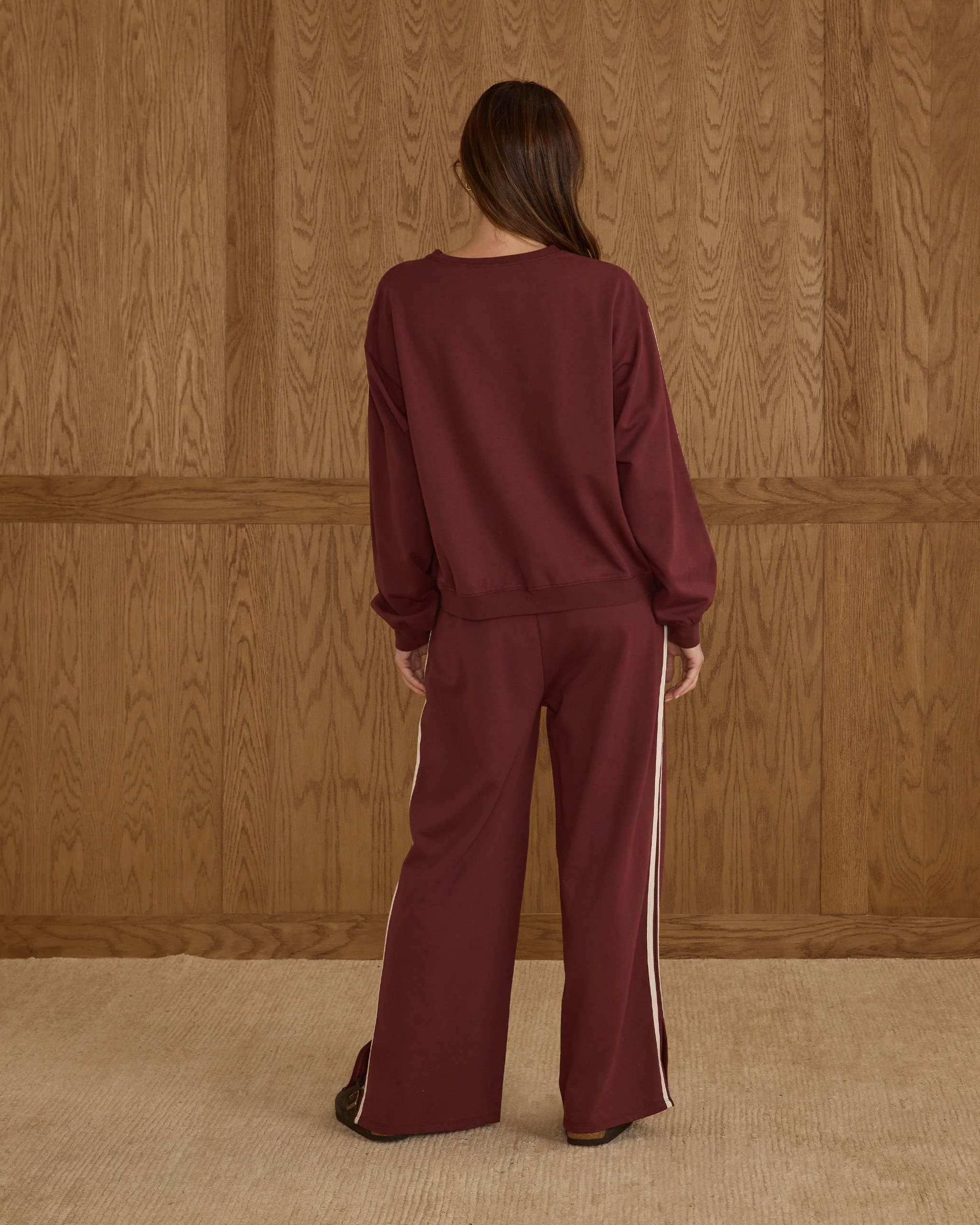 Track Pant | Burgundy - Image 2