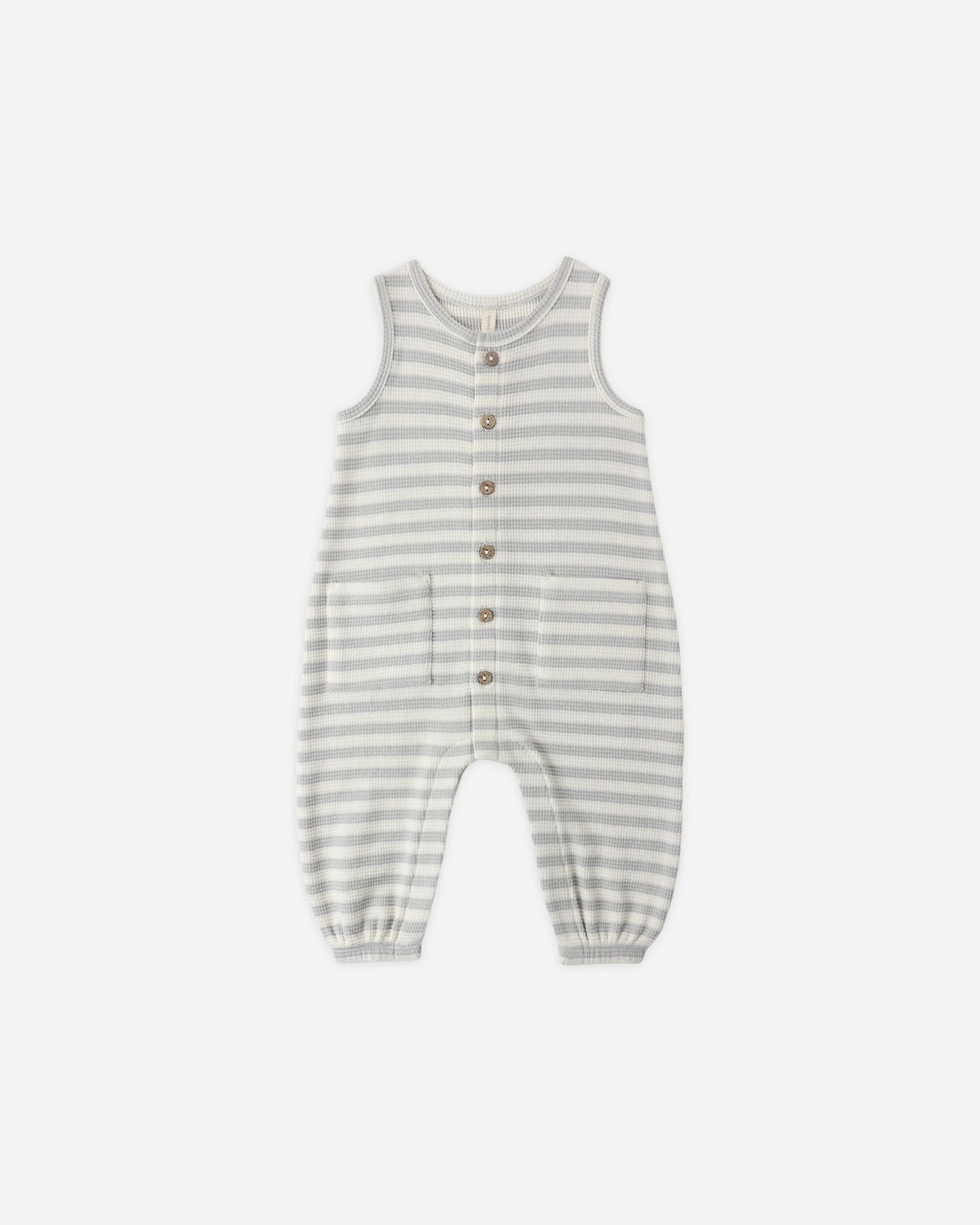 Waffle Jumpsuit Sky Stripe