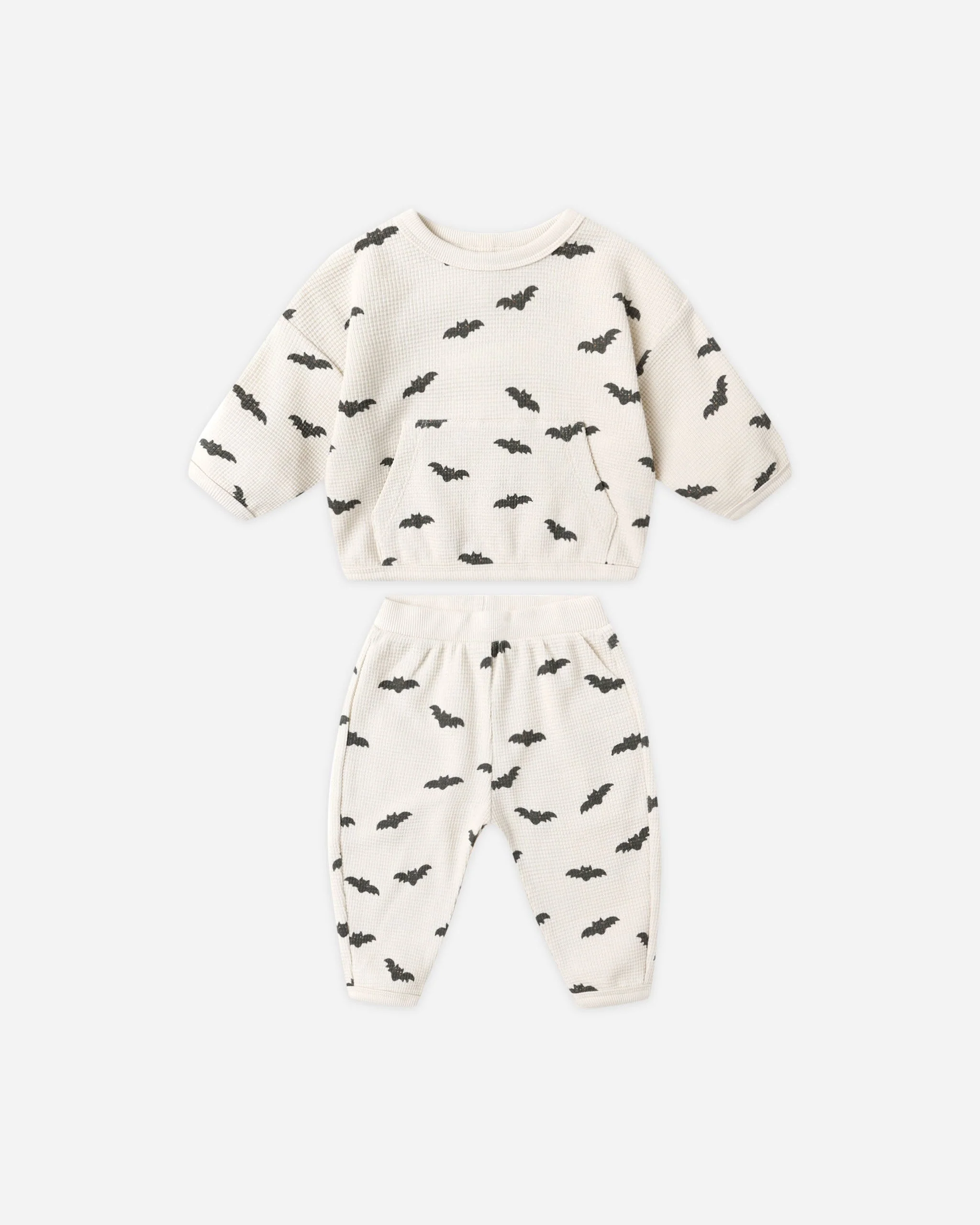 Waffle Slouch Set || Bats