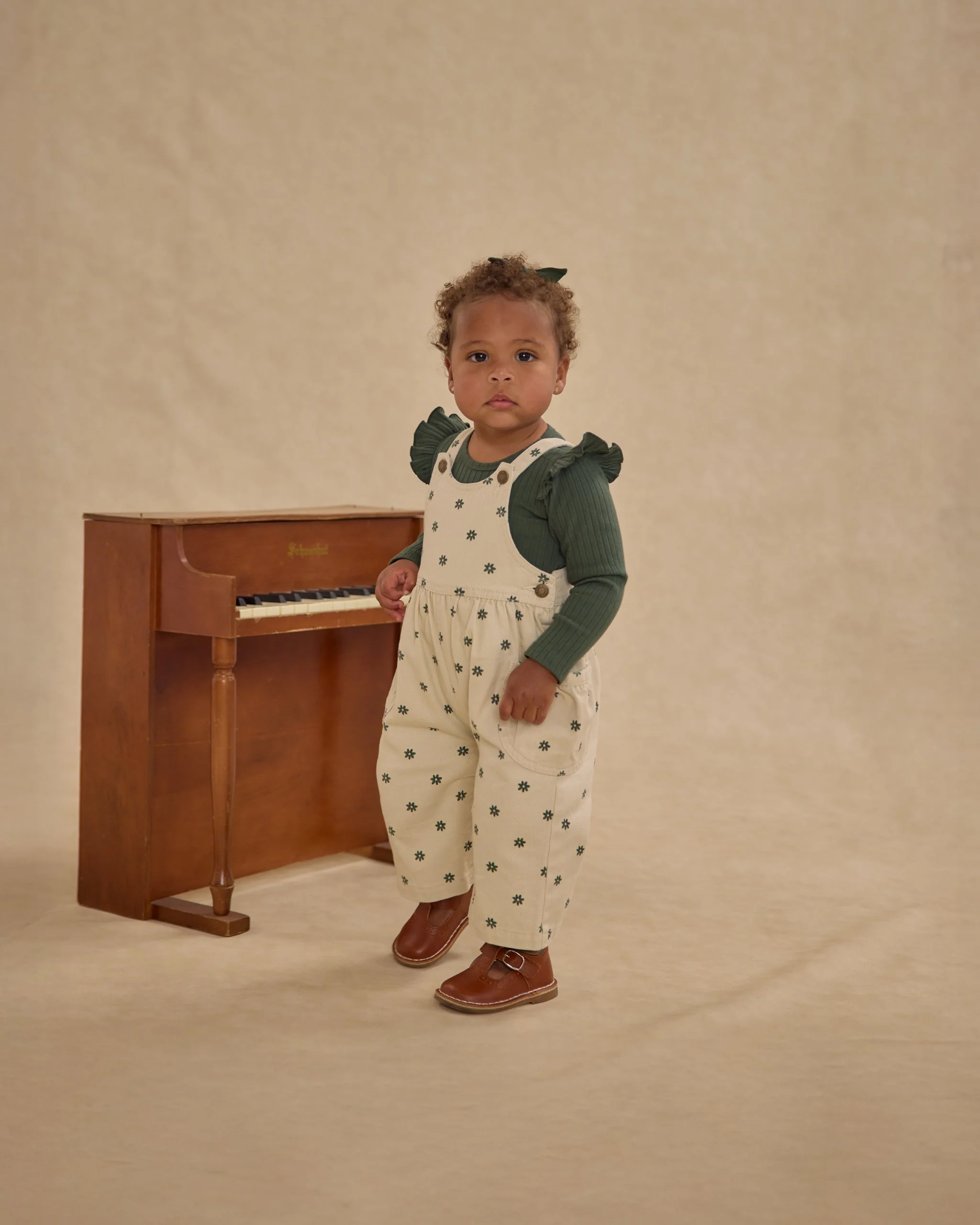 Wide Leg Overall || Mini Daisy - Image 3