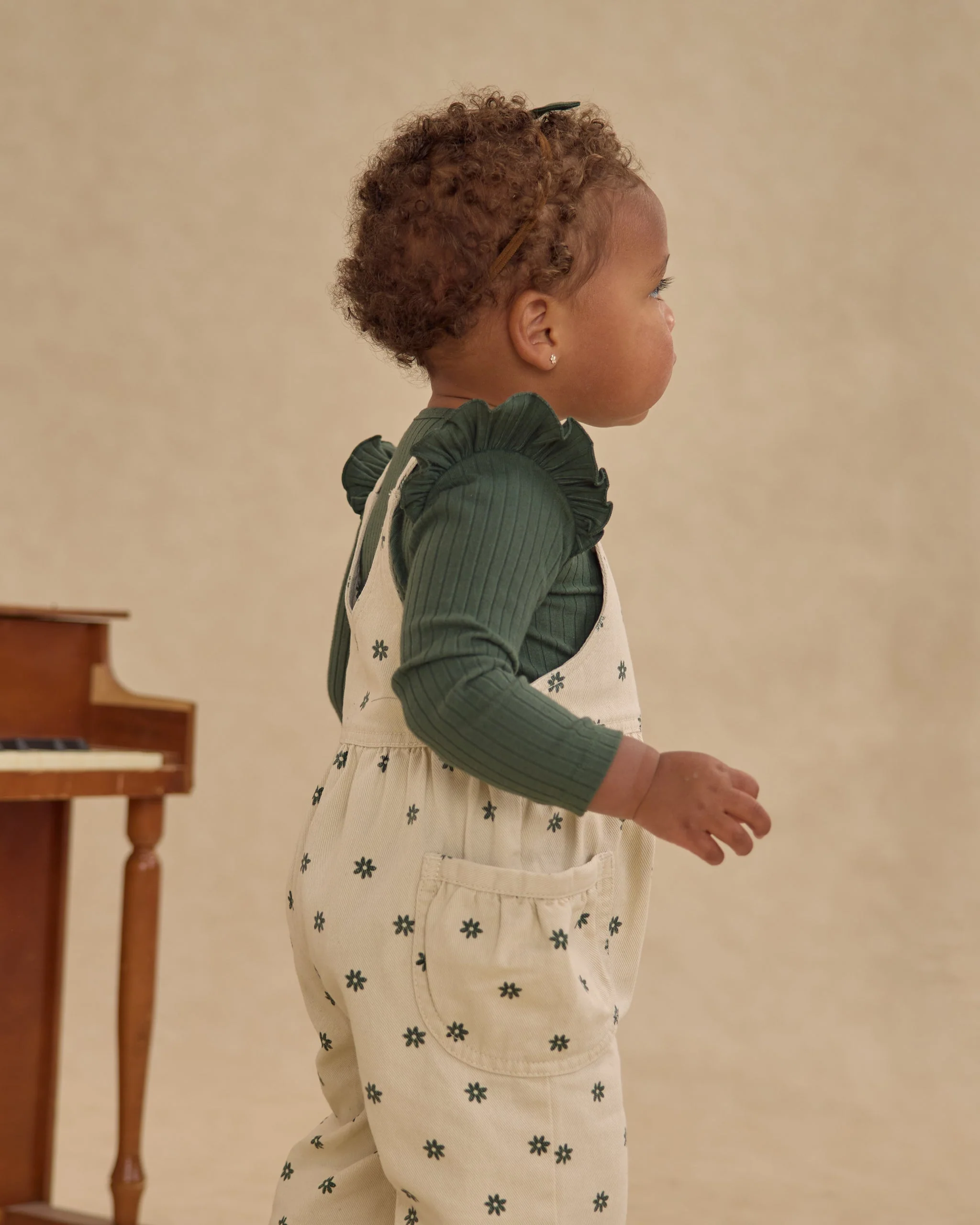 Wide Leg Overall || Mini Daisy - Image 4
