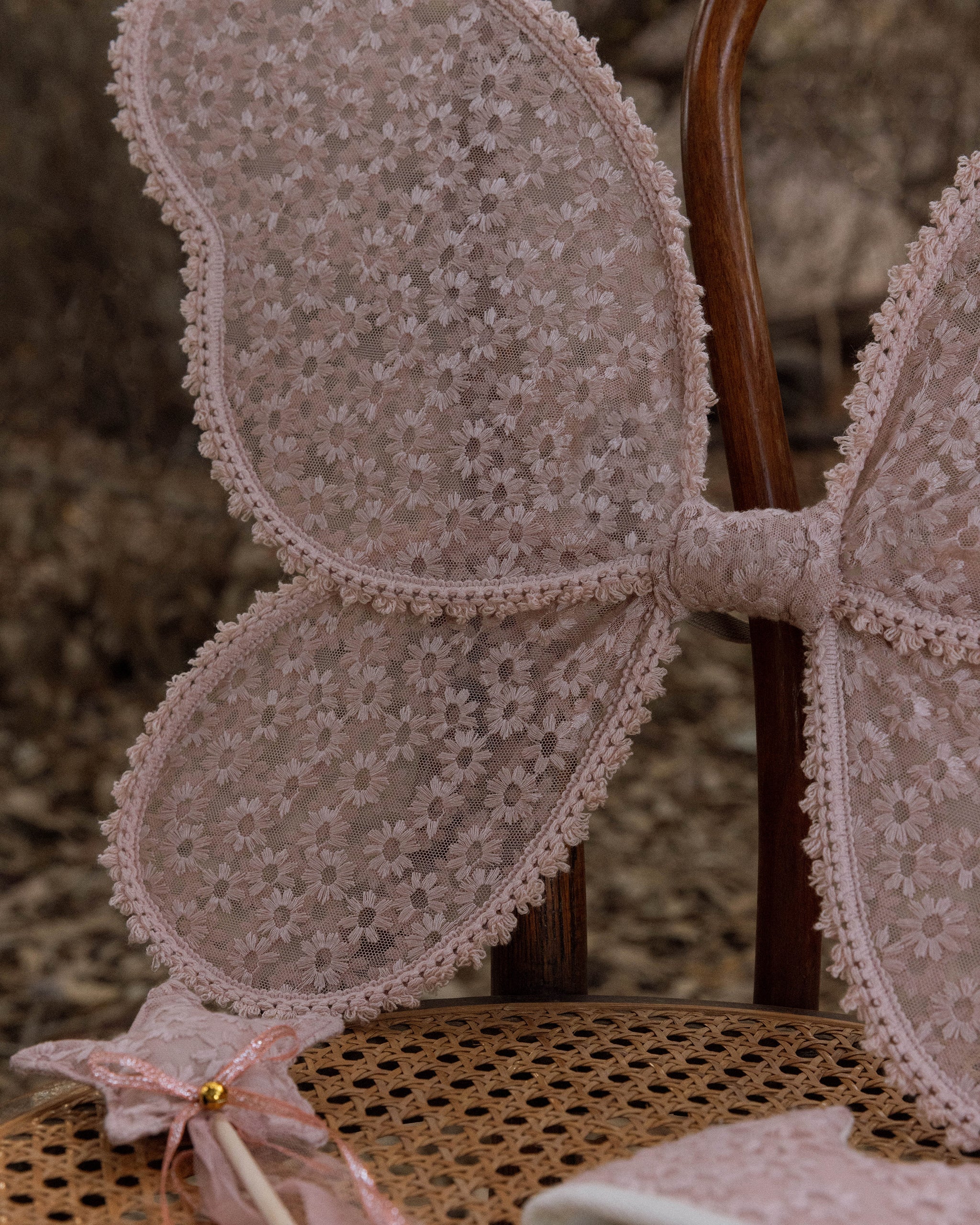 Wings | Rose Embroidered Daisy - Image 5