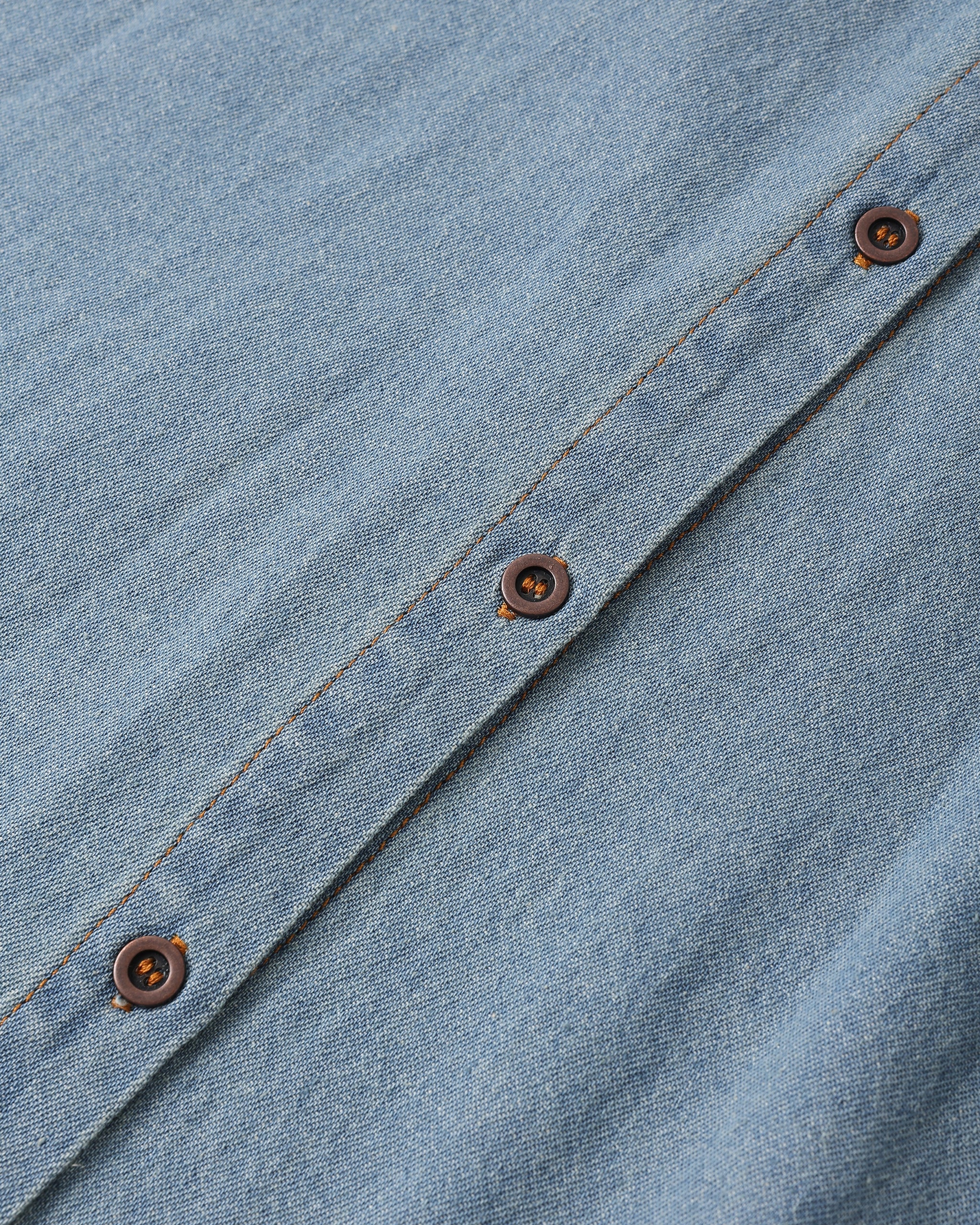 Women's Adria Dress Washed Blue - Image 6