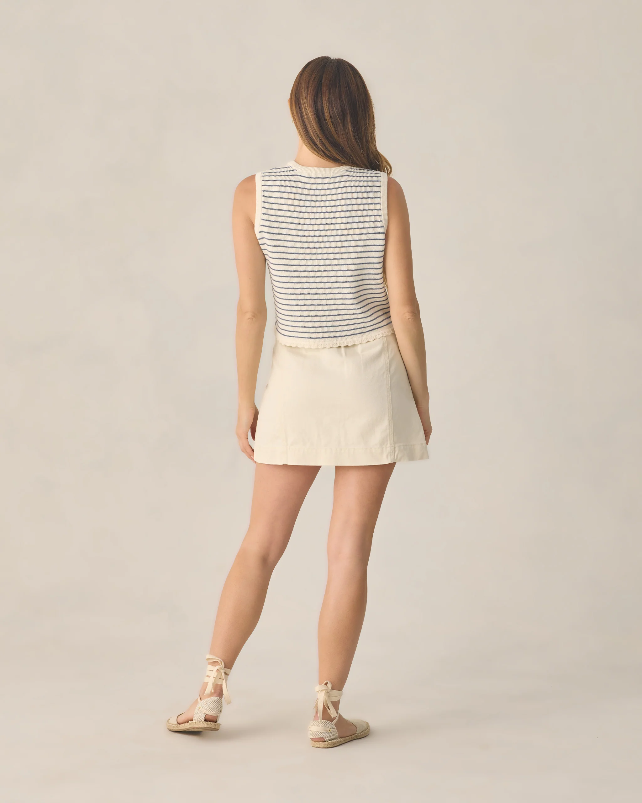 Women's Denver Mini Skirt Natural - Image 5