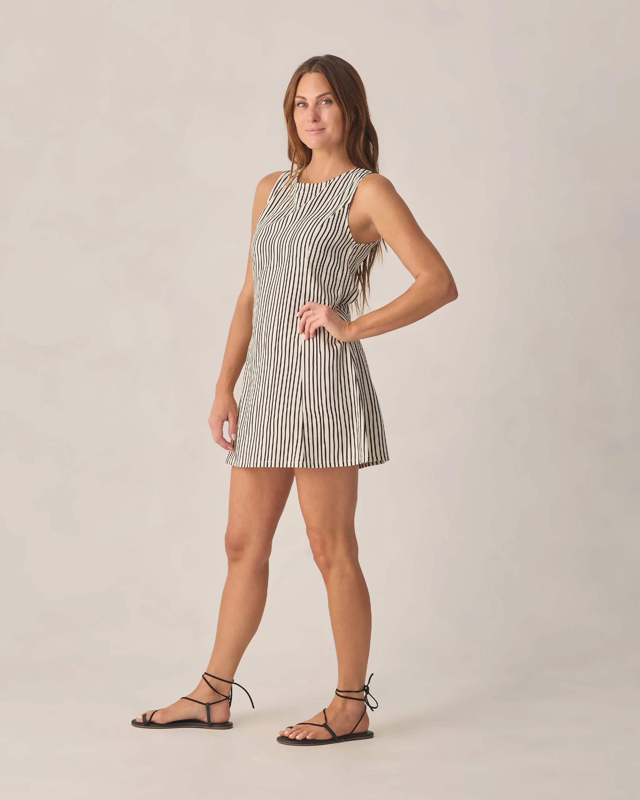 Women's Indi Mini Dress Wavy Stripe - Image 3