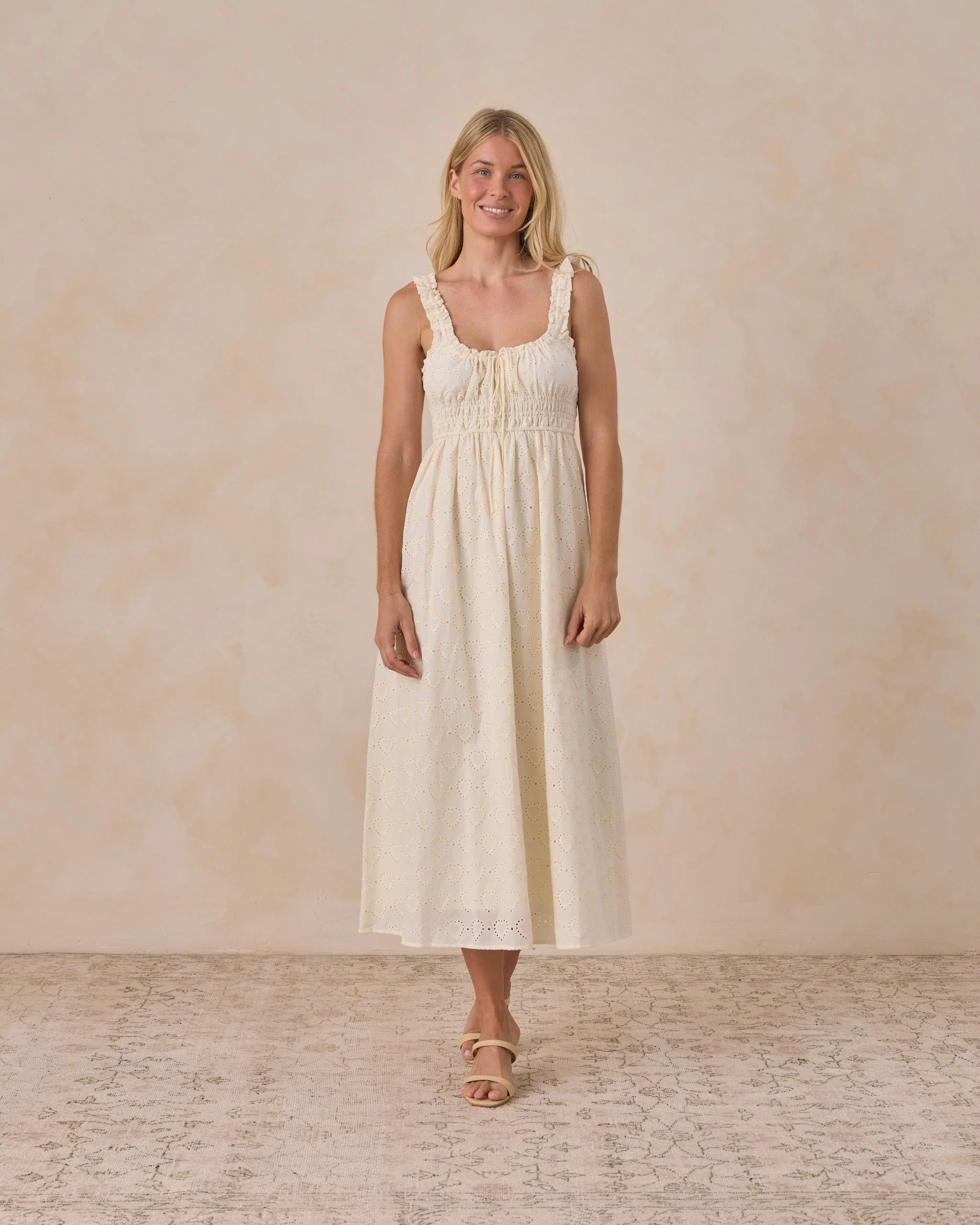 Women's Jane Dress Heart Eyelet