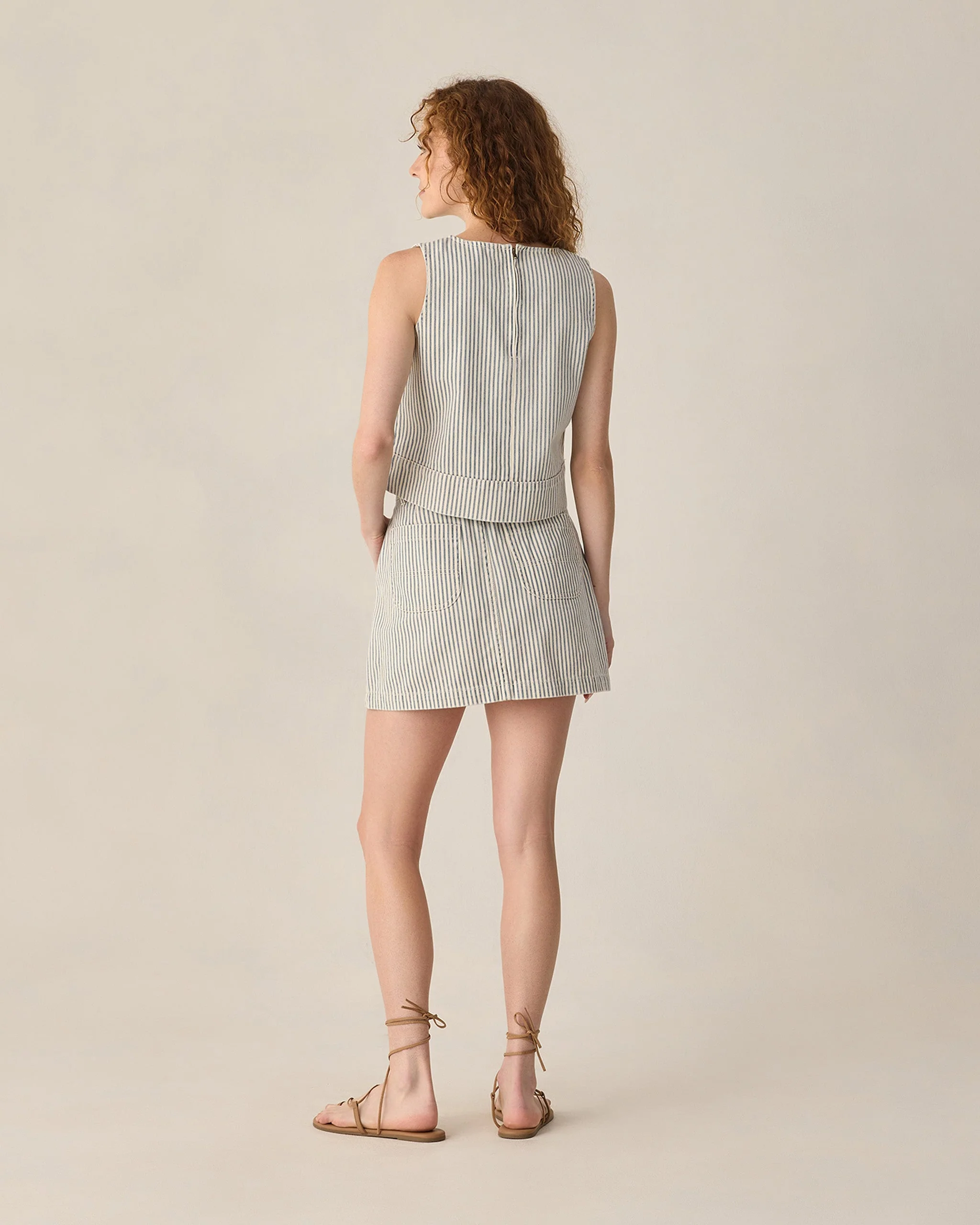 Women's Tennessee Mini Skirt Railroad Stripe - Image 2