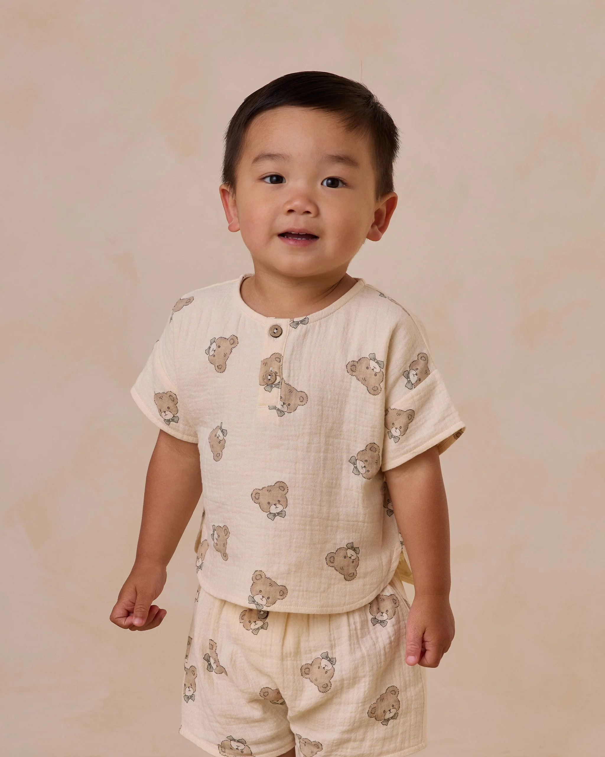 Woven Boxy Top + Short Set || Teddy - Image 3