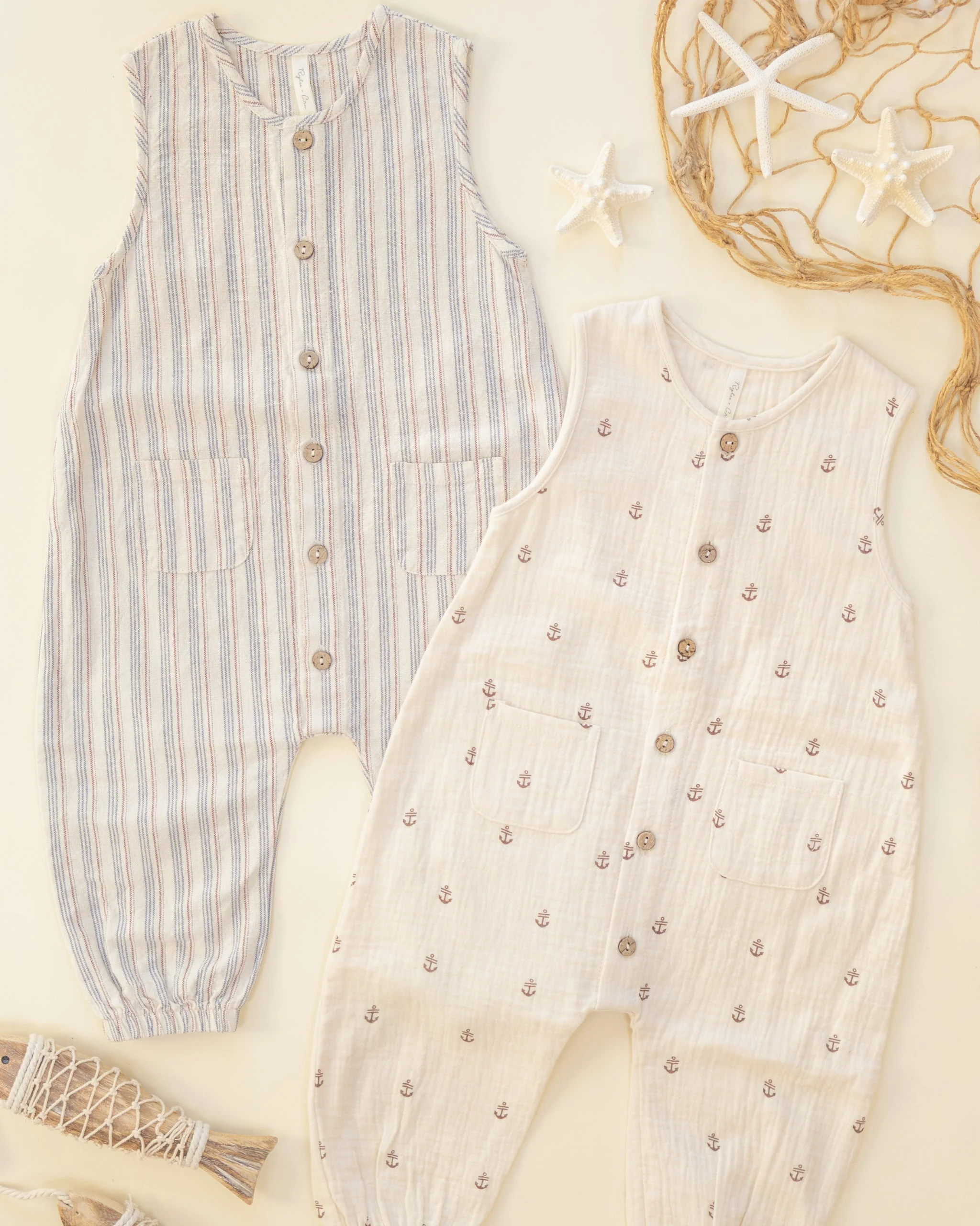 Woven Jumpsuit Nautical Stripe - Image 6