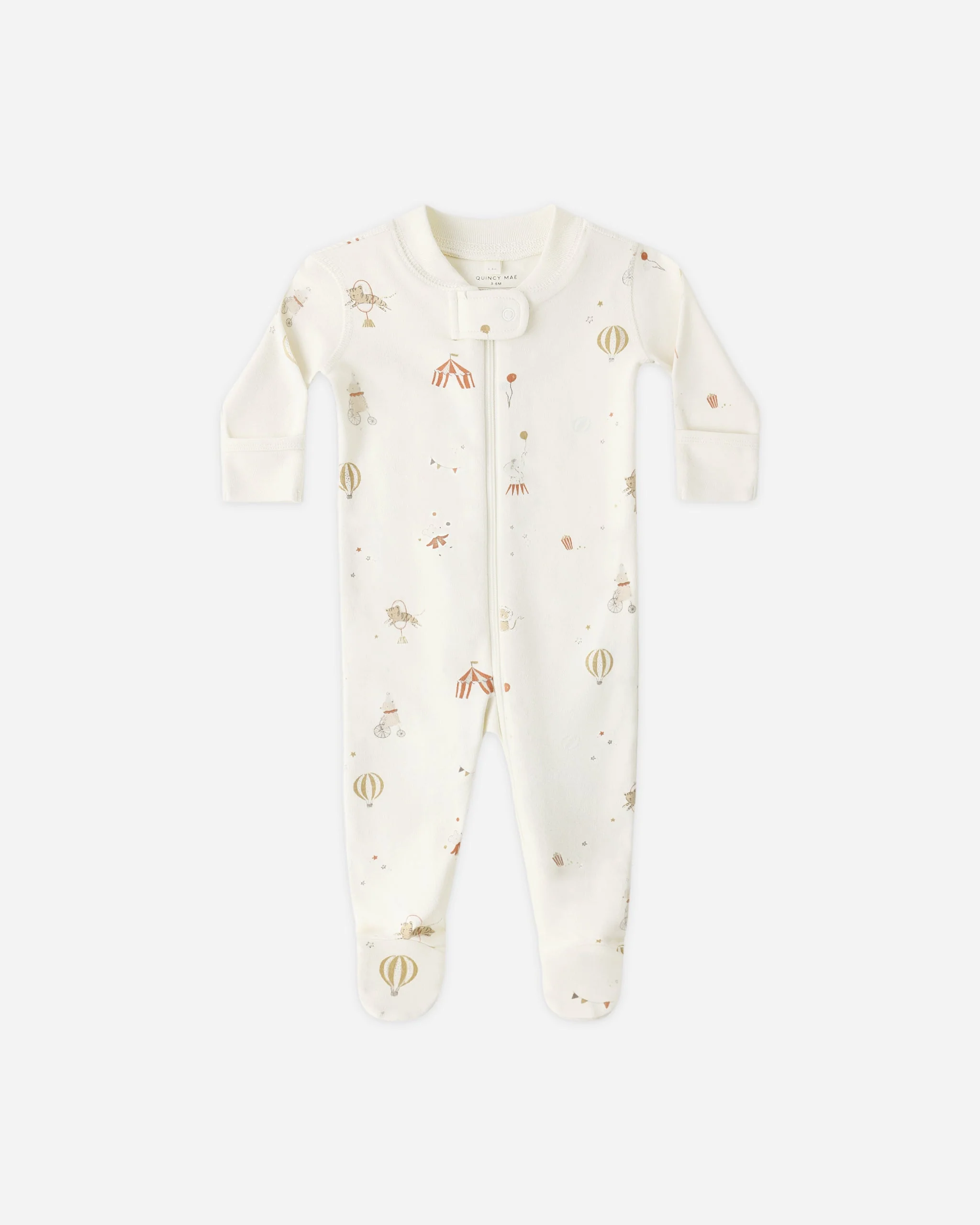 Zip Longsleeve Sleeper Footie Carnival